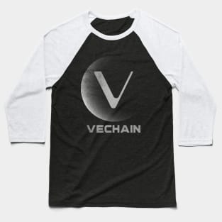 Vintage Vechain VET Coin To The Moon Crypto Token Cryptocurrency Blockchain Wallet Birthday Gift For Men Women Kids Baseball T-Shirt